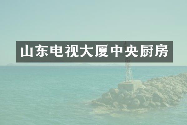 山东电视大厦中央厨房