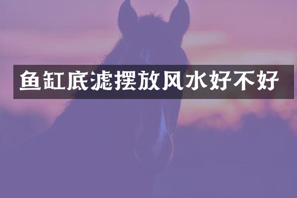 鱼缸底滤摆放风水好不好