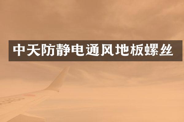 中天防静电通风地板螺丝