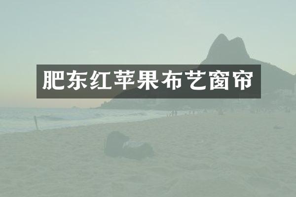 肥东红苹果布艺窗帘