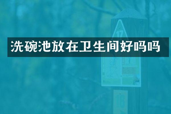 洗碗池放在卫生间好吗吗