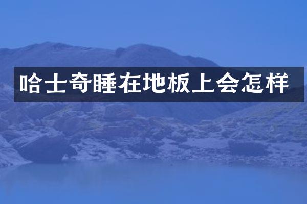 哈士奇睡在地板上会怎样