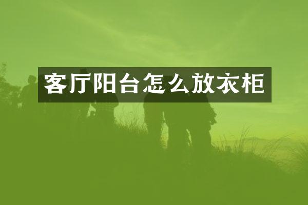客厅阳台怎么放衣柜