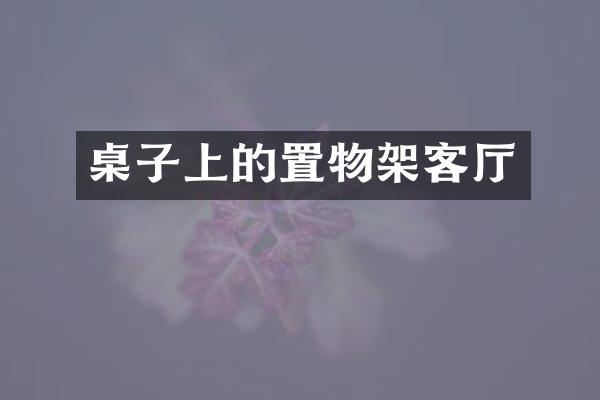 桌子上的置物架客厅