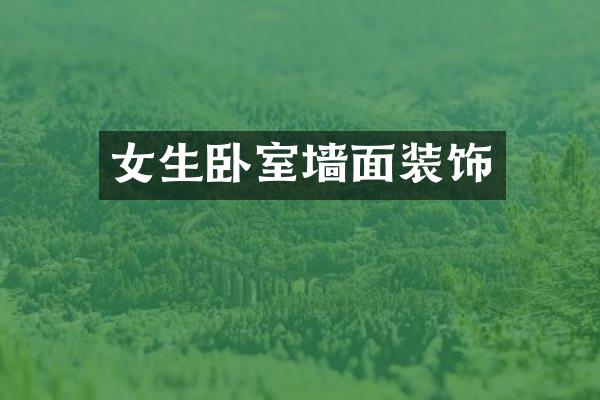 女生卧室墙面装饰