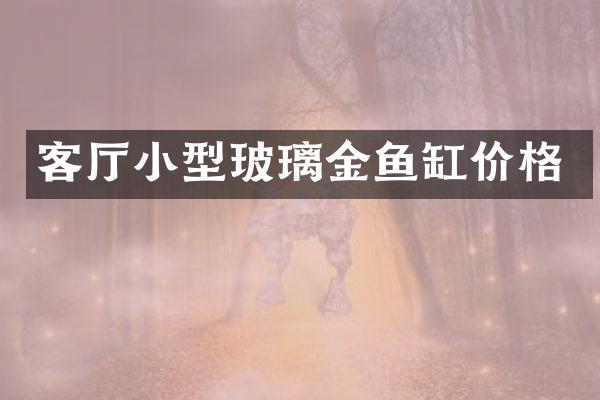 客厅小型玻璃金鱼缸价格