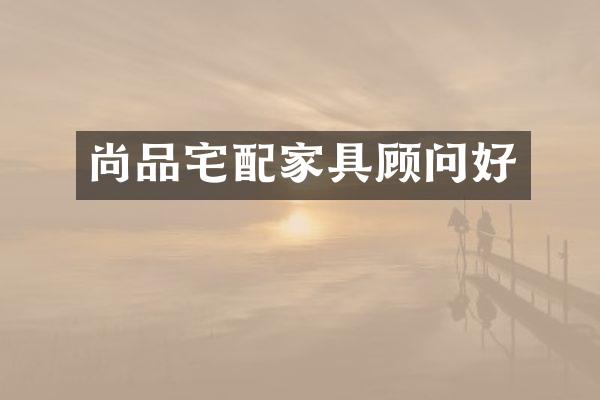 尚品宅配家具顾问好