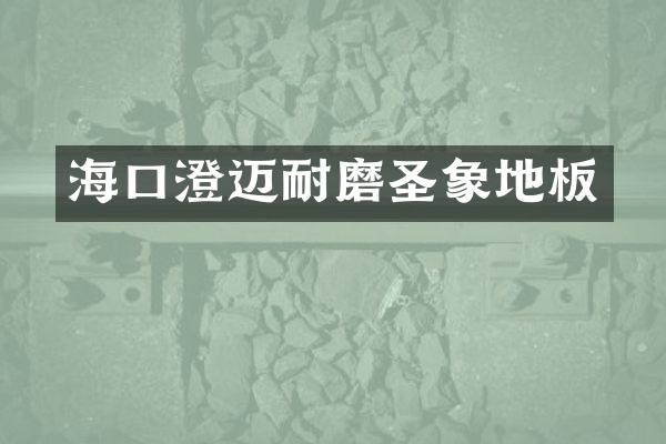 海口澄迈耐磨圣象地板