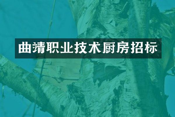 曲靖职业技术厨房招标