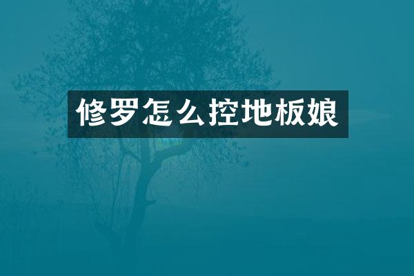 修罗怎么控地板娘