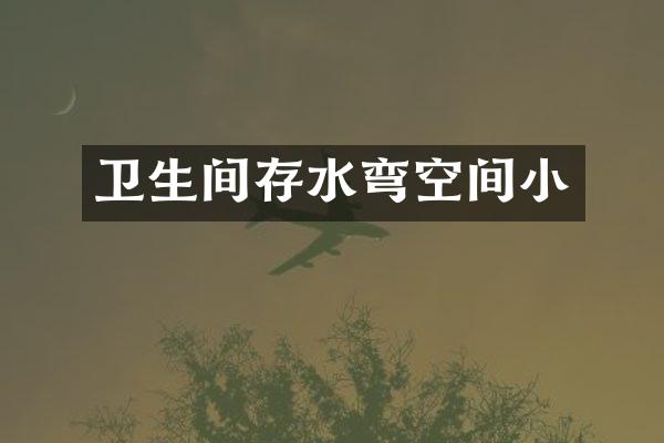卫生间存水弯空间小