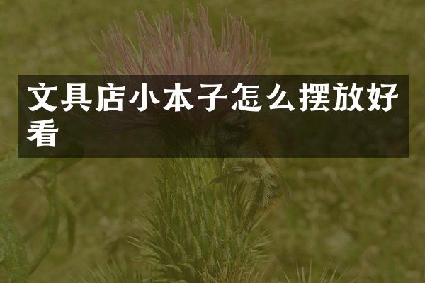 文具店小本子怎么摆放好看