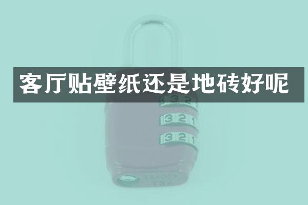 客厅贴壁纸还是地砖好呢