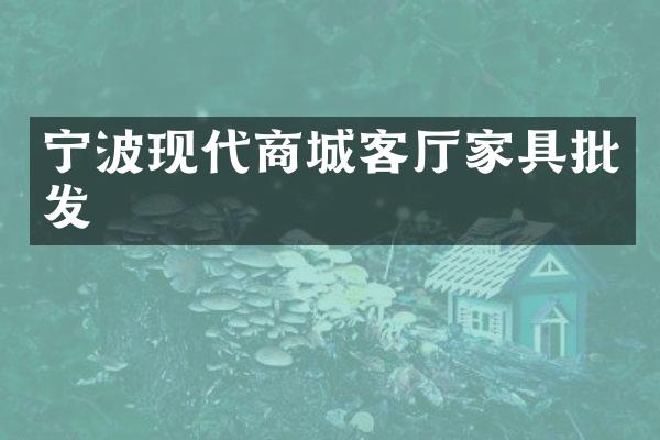 宁波现代商城客厅家具批发