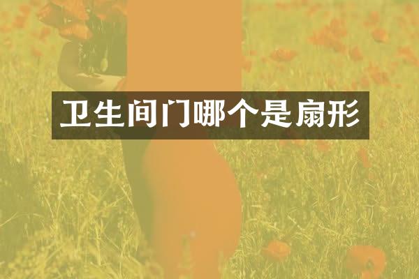 卫生间门哪个是扇形