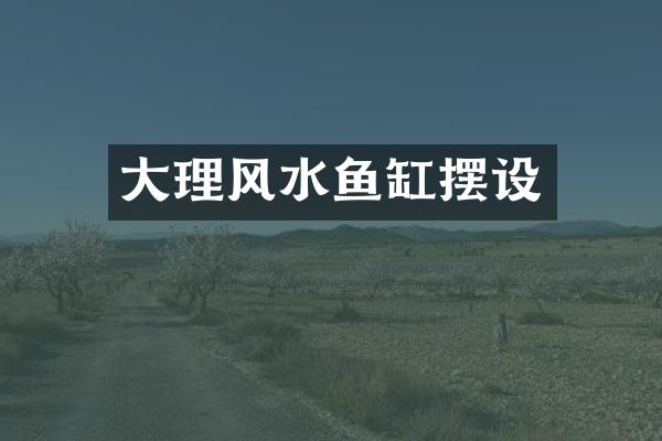 大理风水鱼缸摆设