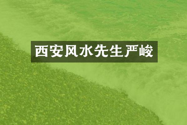 西安风水先生严峻