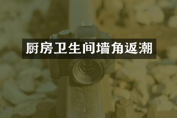 厨房卫生间墙角返潮