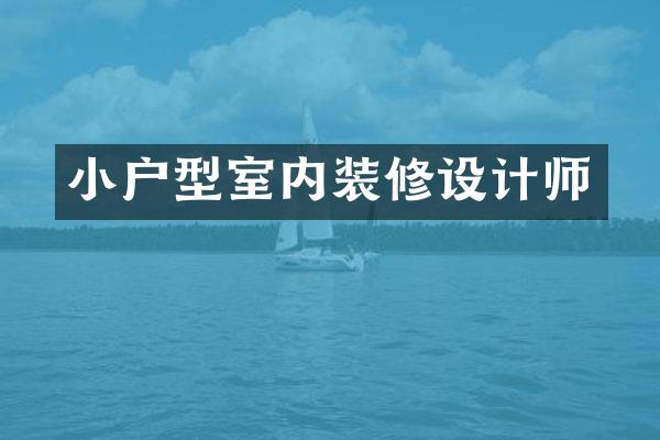 小户型室内装修设计师