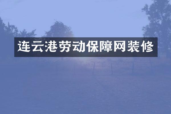 连云港劳动保障网装修
