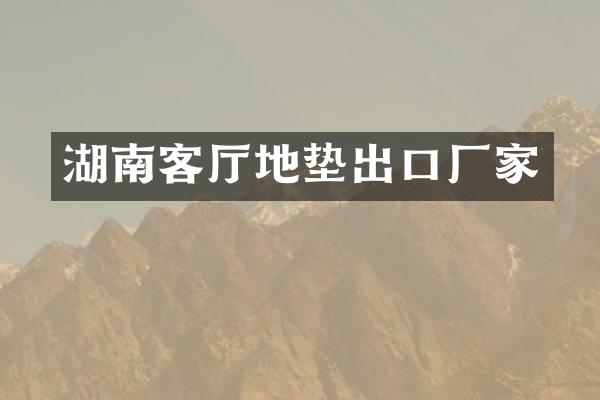 湖南客厅地垫出口厂家