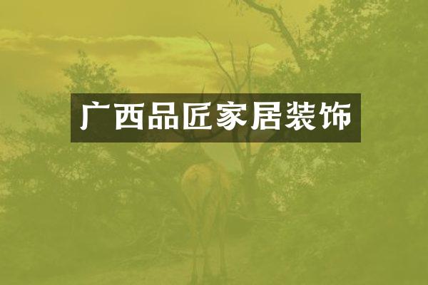 广西品匠家居装饰
