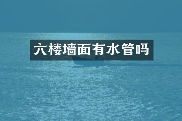 六楼墙面有水管吗