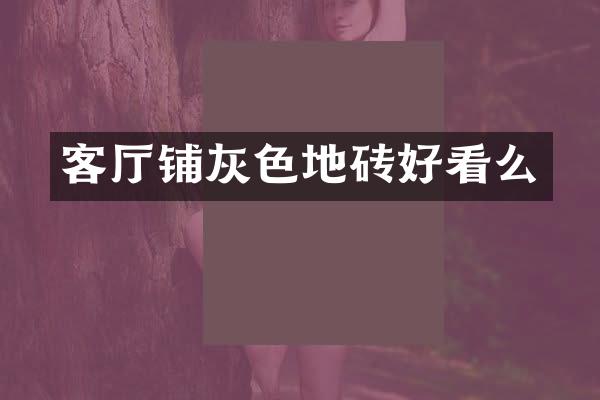 客厅铺灰色地砖好看么