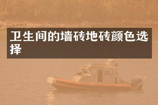 卫生间的墙砖地砖颜色选择