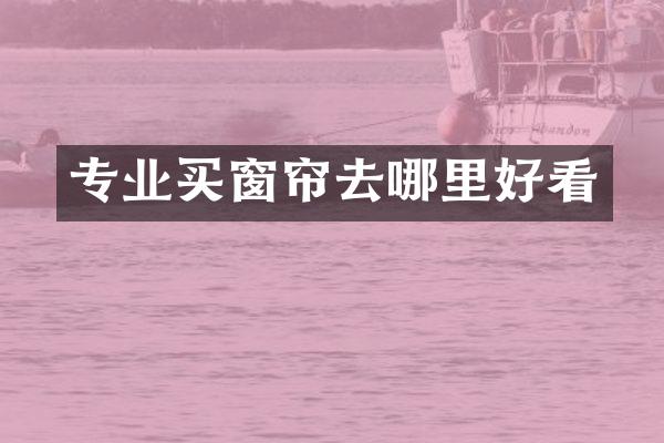 专业买窗帘去哪里好看