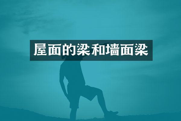 屋面的梁和墙面梁