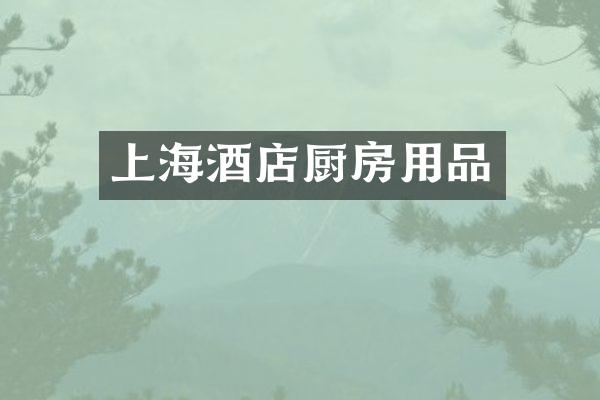上海酒店厨房用品