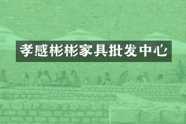 孝感彬彬家具批发中心