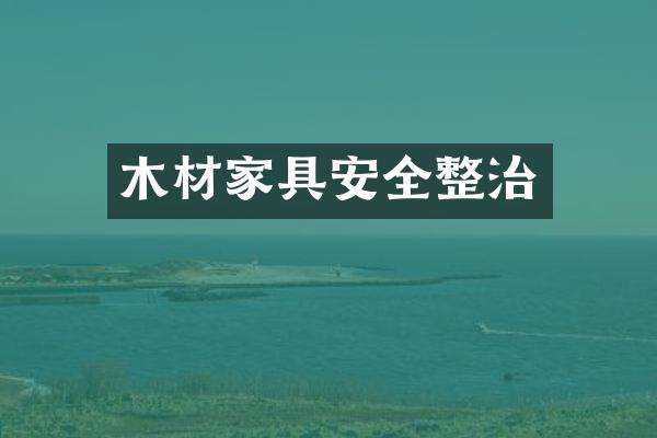 木材家具安全整治