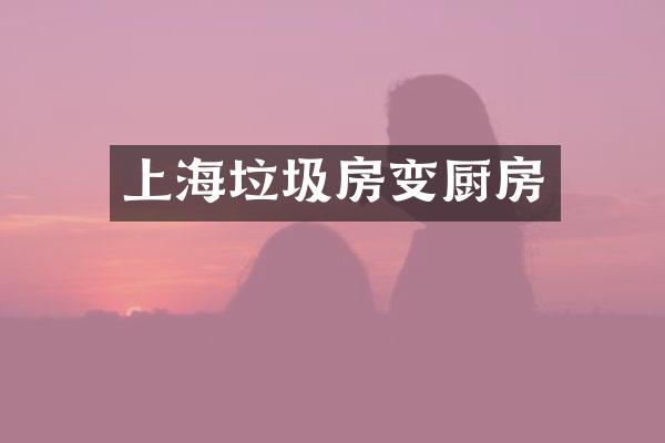上海垃圾房变厨房