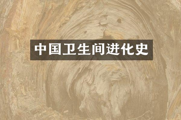 中国卫生间进化史
