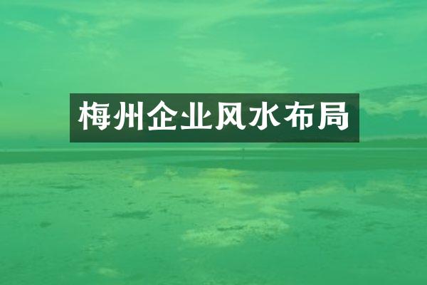 梅州企业风水布局