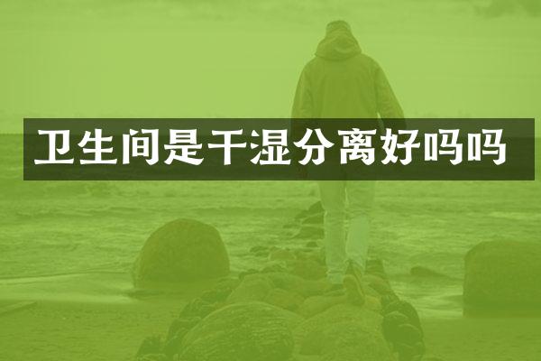 卫生间是干湿分离好吗吗