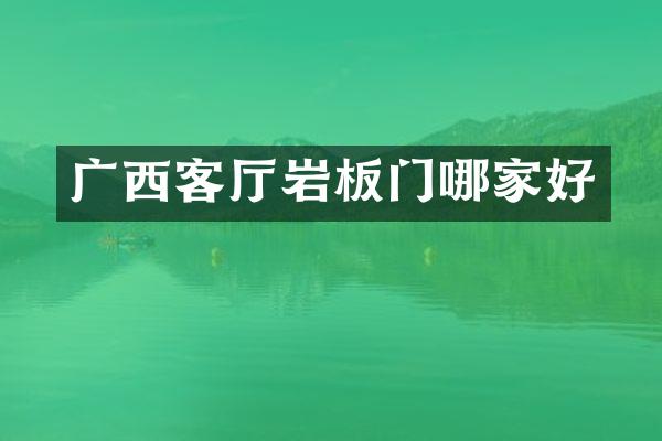 广西客厅岩板门哪家好