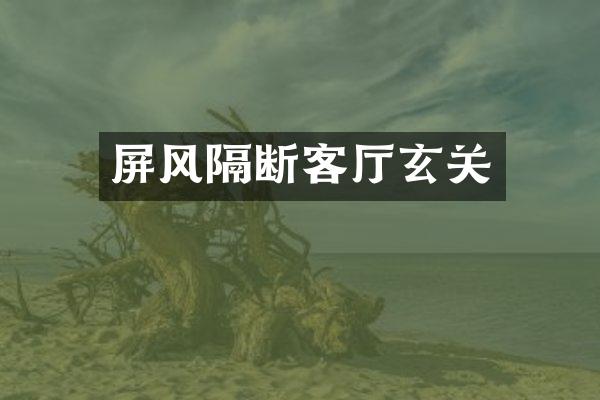 屏风隔断客厅玄关