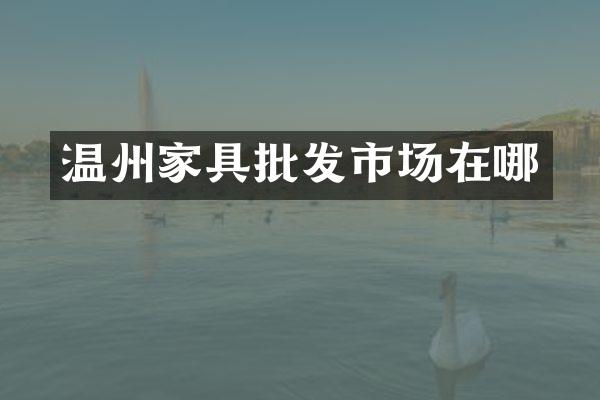 温州家具批发市场在哪