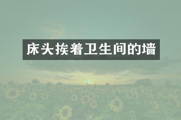 床头挨着卫生间的墙