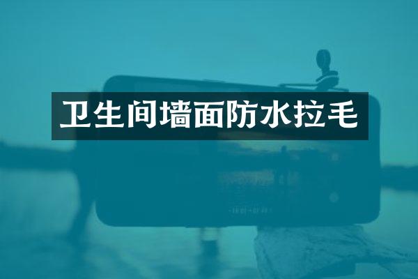 卫生间墙面防水拉毛