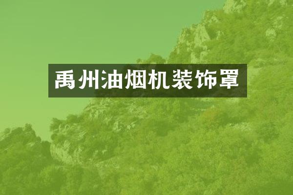 禹州油烟机装饰罩