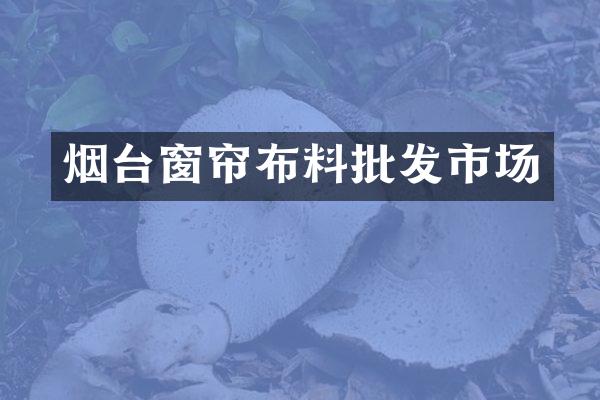 烟台窗帘布料批发市场