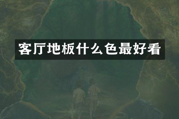 客厅地板什么色最好看