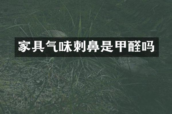 家具气味刺鼻是甲醛吗