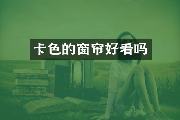 卡色的窗帘好看吗