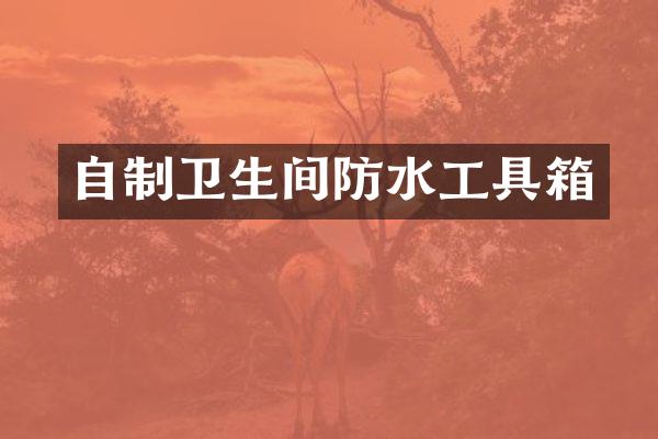 自制卫生间防水工具箱