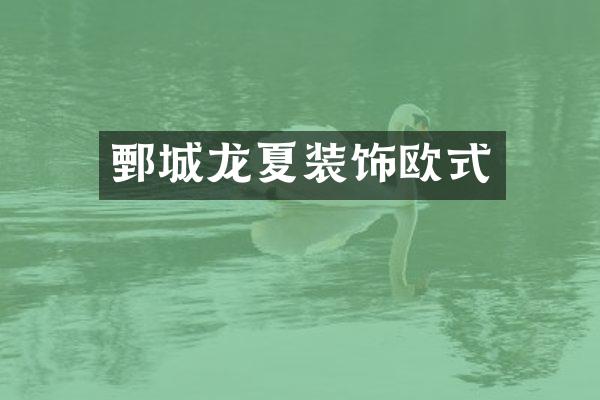 鄄城龙夏装饰欧式